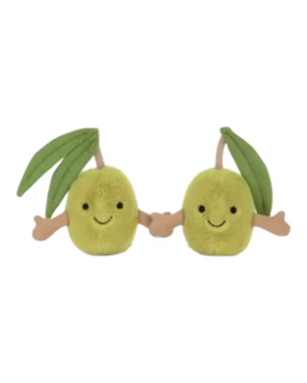 Jellycat Amuseables Pair Of Olives Soft Toy 18cm - image 1