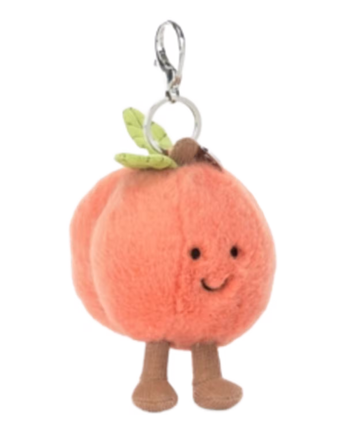 Jellycat Amuseables Peach Soft Bag Charm 15cm - image 2