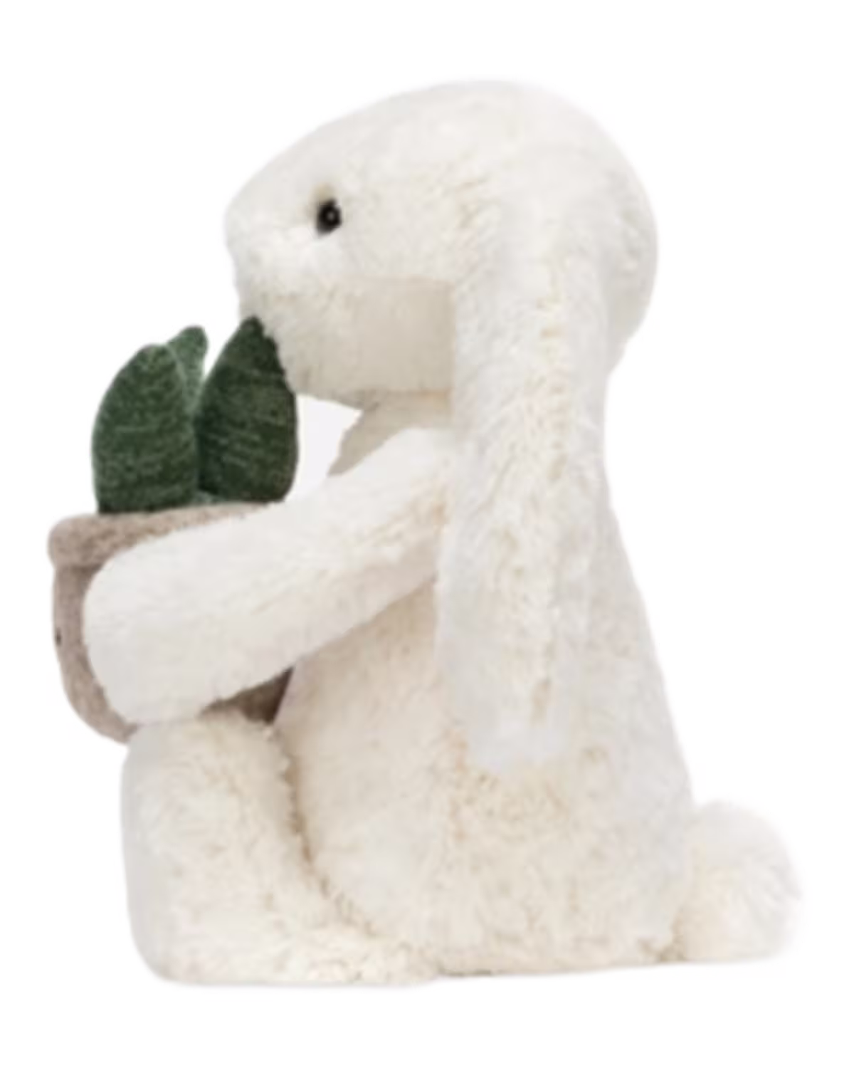 Jellycat Cream Bunny With Plant Soft Toy 31cm - image 3