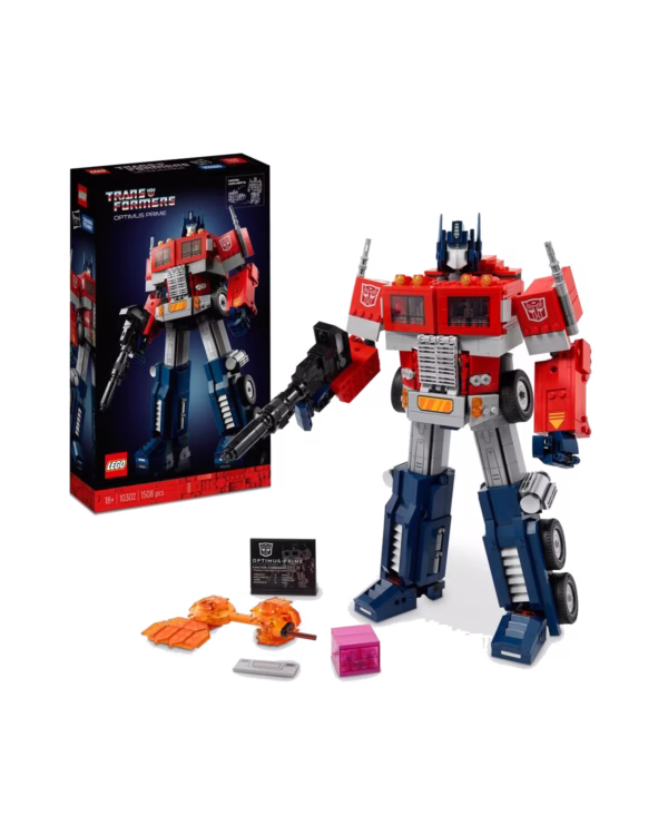 LEGO® 10302 Icons Optimus Prime, Transformers Robot Model Set - 1