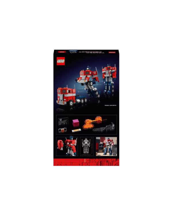 LEGO® 10302 Icons Optimus Prime, Transformers Robot Model Set - 2