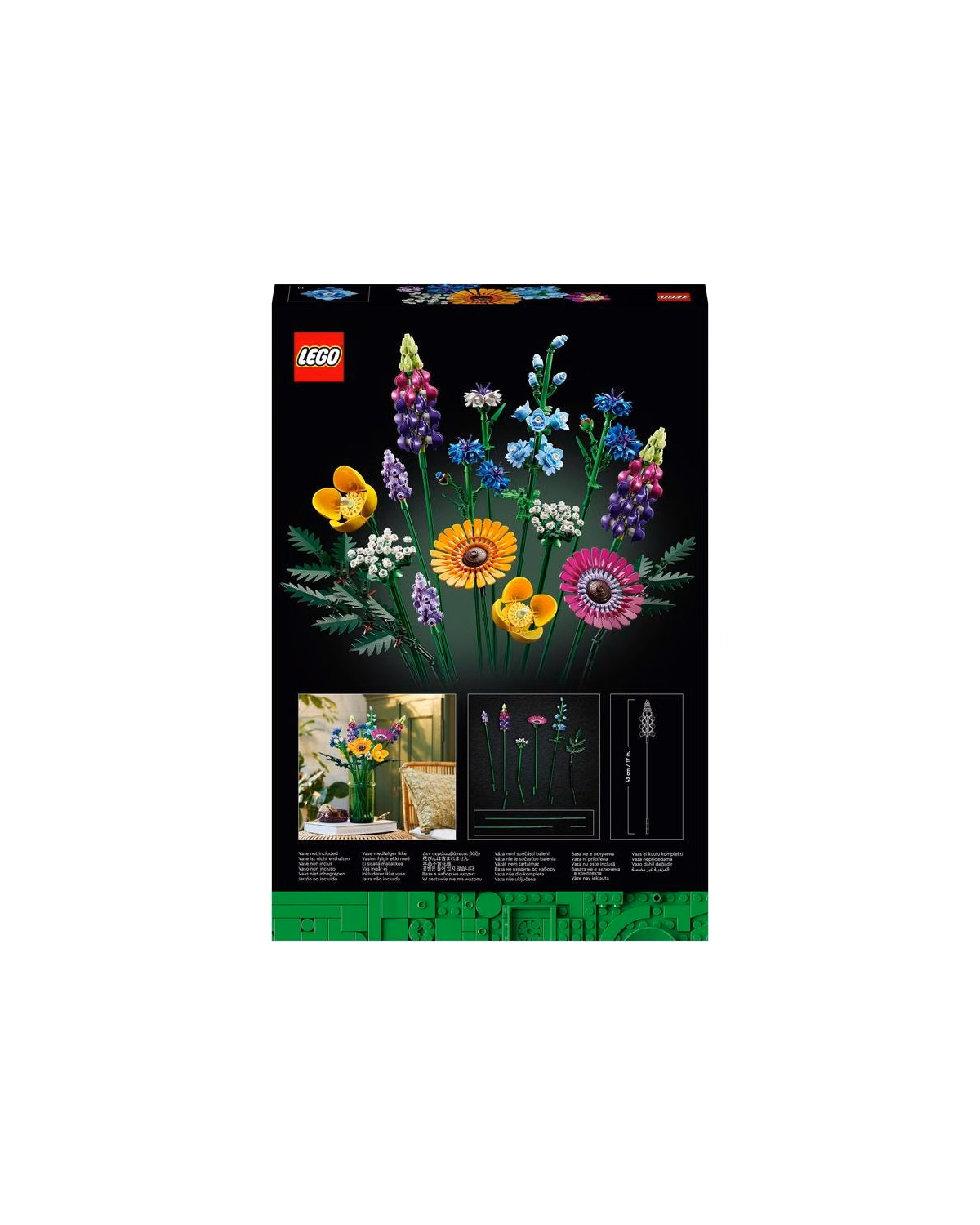 LEGO® 10313 Icons Wildflower Bouquet Flowers Set for Adults - 2