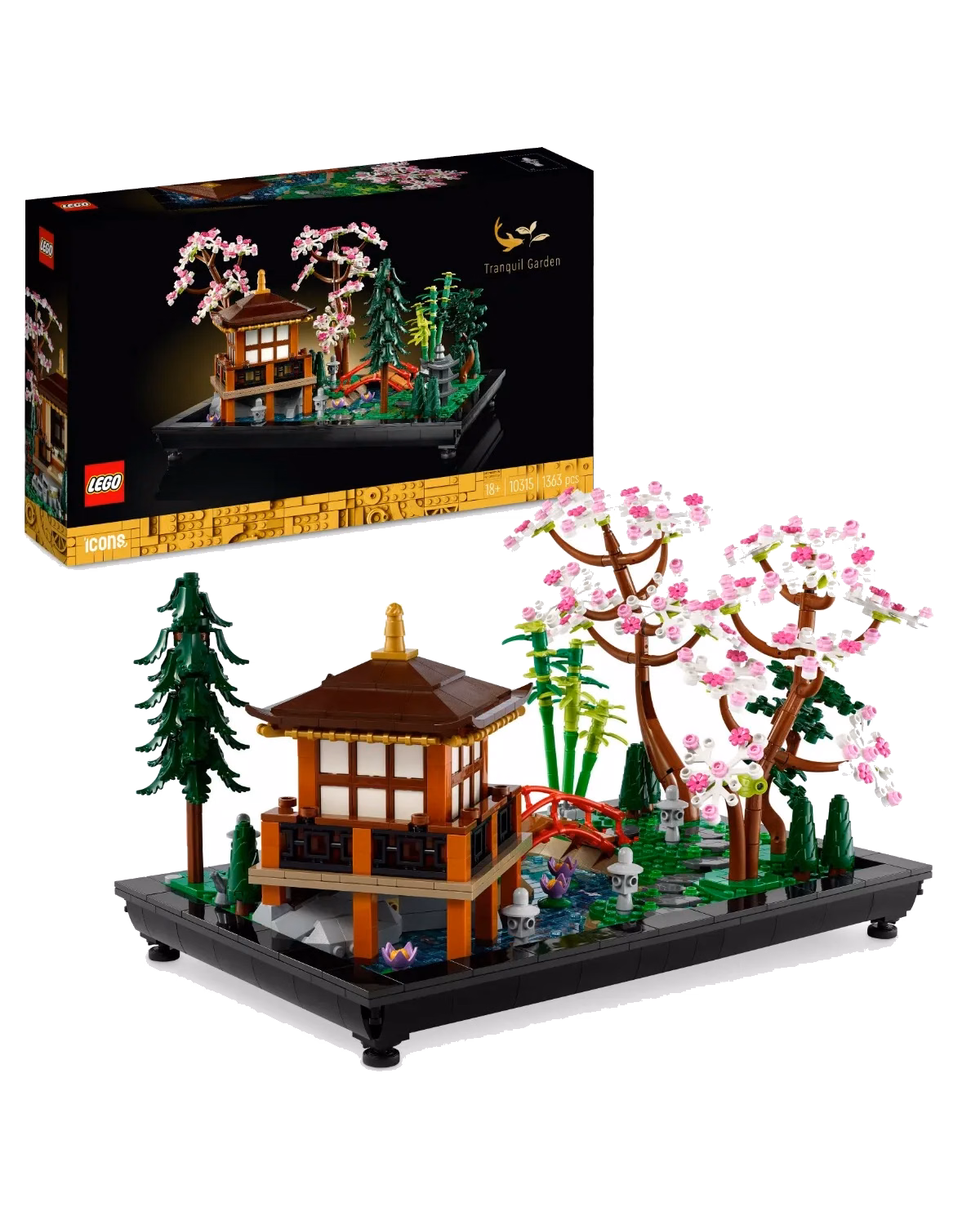 LEGO® 10315 Icons Tranquil Garden Botanical Set with Flowers - 1