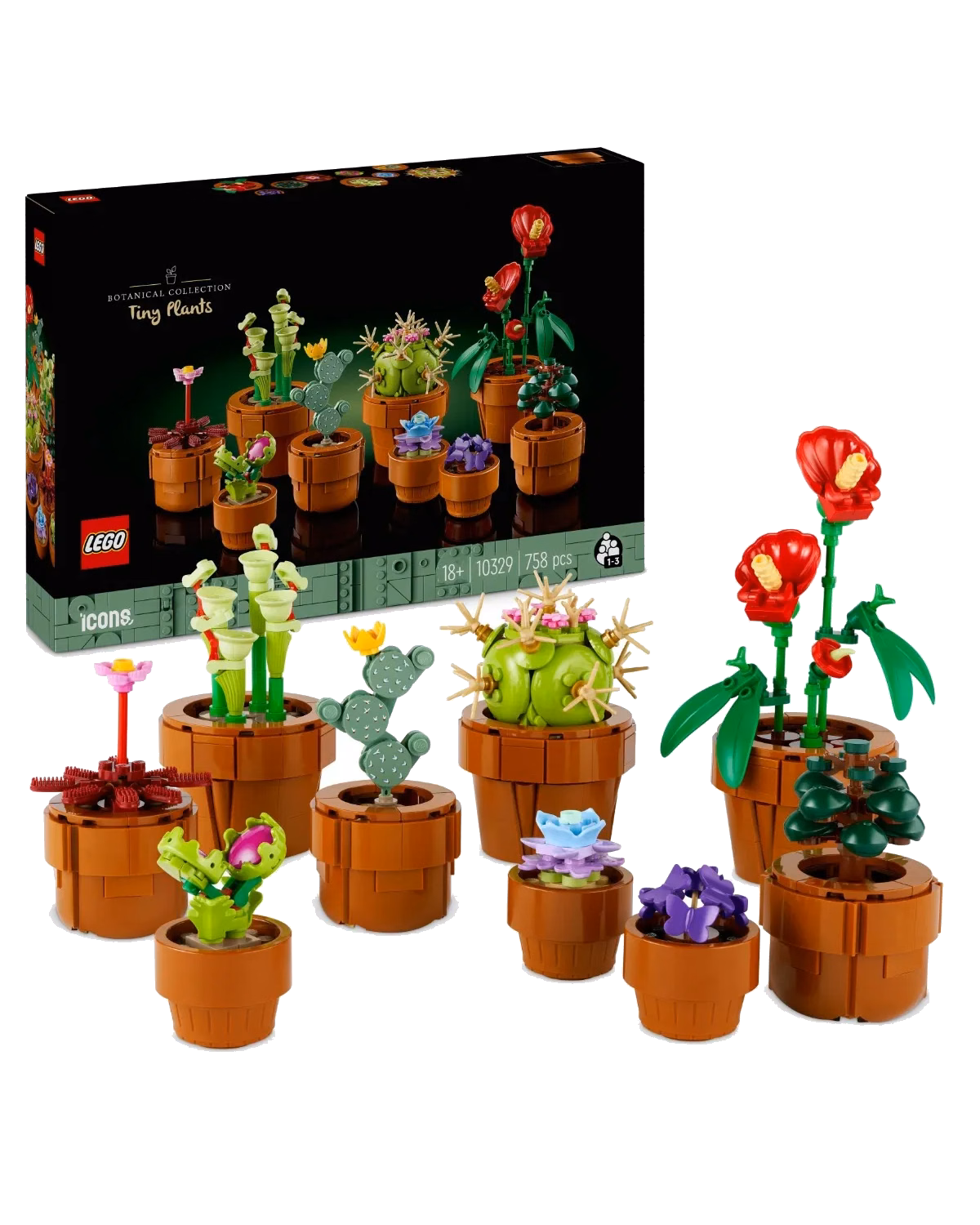 LEGO® Icons Tiny Plants Flowers Botanical Set 10329 - 1