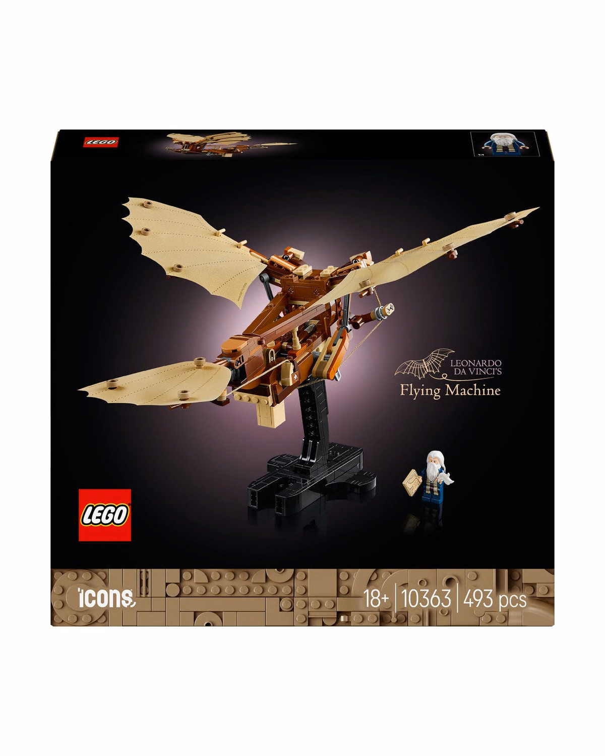 LEGO® Icons Leonardo da Vinci’s Flying Machine Set 10363 - 3