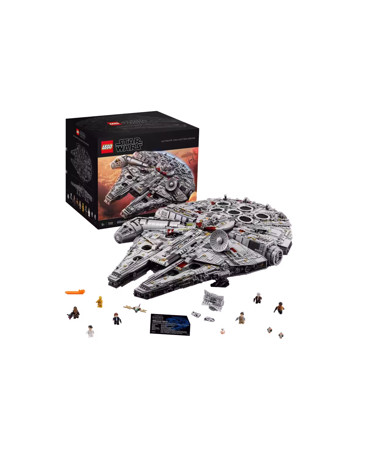 LEGO Star Wars 75192 Ultimate Collector Series Millennium Falcon Set studio view 1
