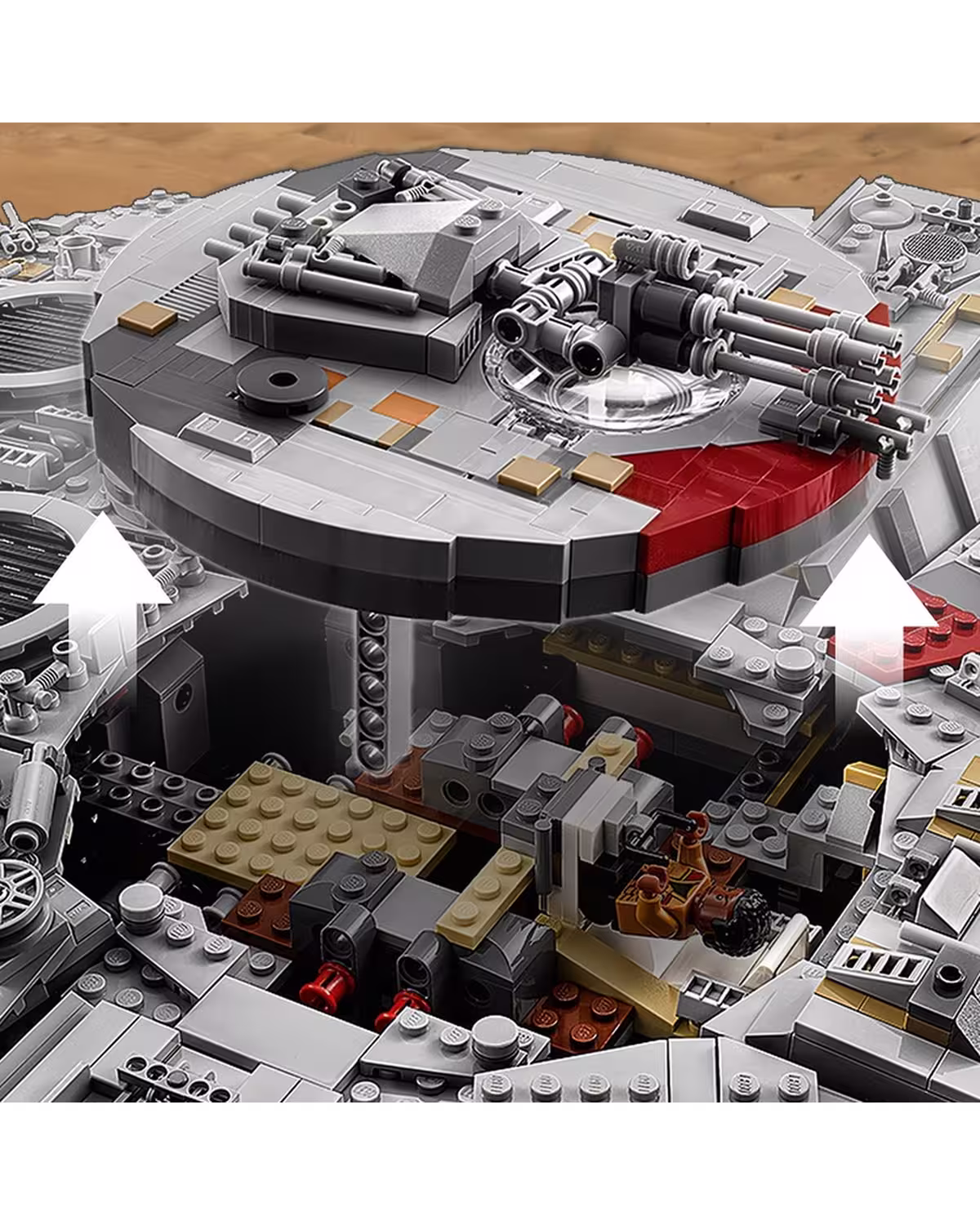 LEGO Star Wars 75192 Ultimate Collector Series Millennium Falcon Set view 6