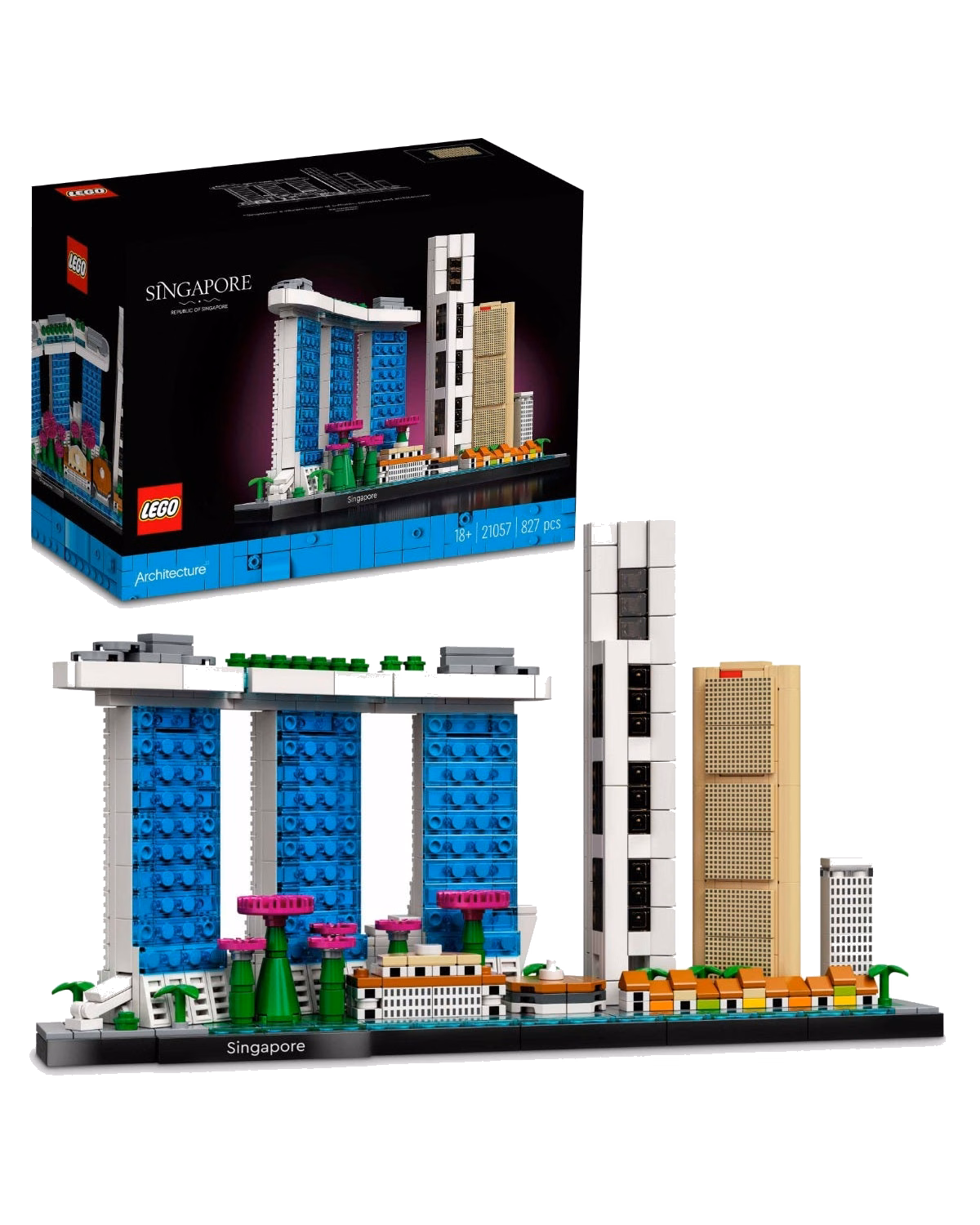 LEGO® Architecture Singapore Set For Adults 21057 - 1
