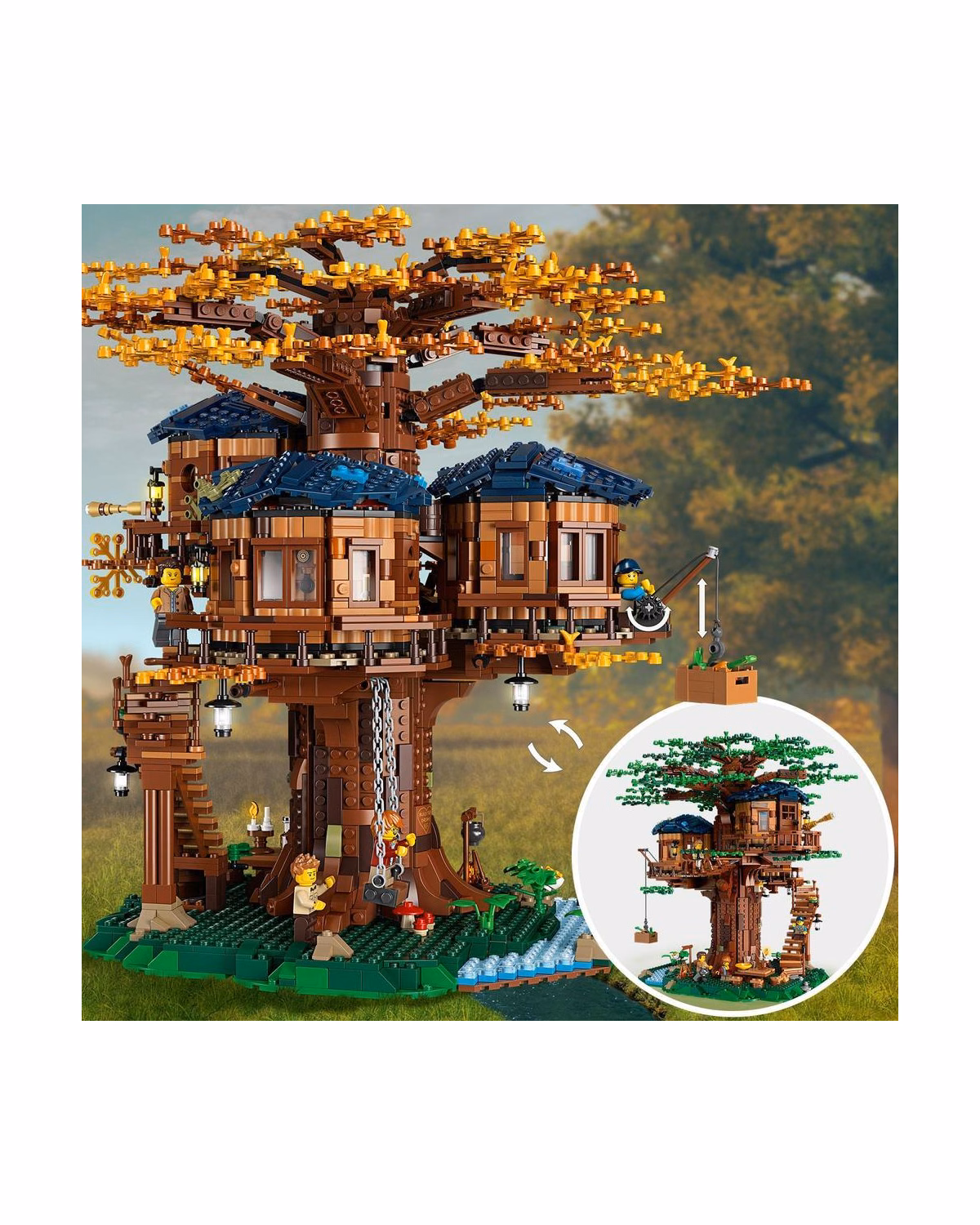 LEGO® Ideas Tree House Collector's Model Building Set 21318 - 3