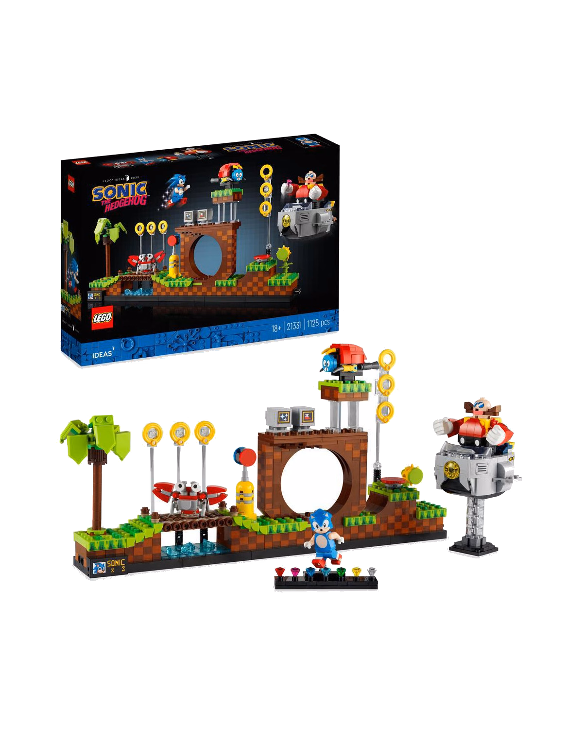 LEGO® Ideas Sonic The Hedgehog's Green Hill Zone Set 21331 - 1