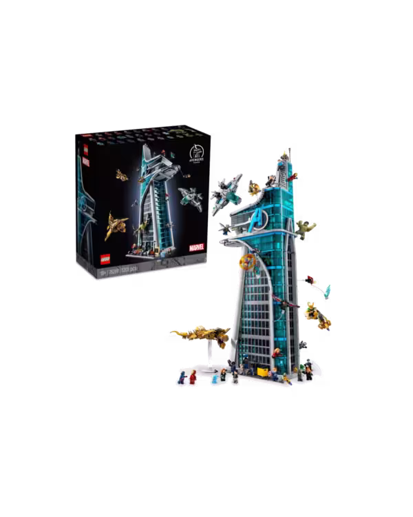 LEGO Marvel 76269 Avengers Tower Set for Adults studio view 1