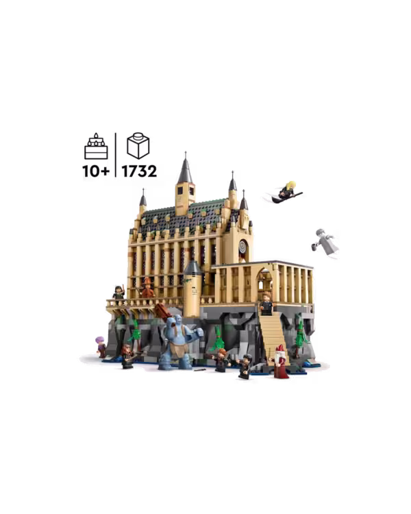 LEGO Harry Potter 76435 Hogwarts Castle: The Great Hall Set studio view 2
