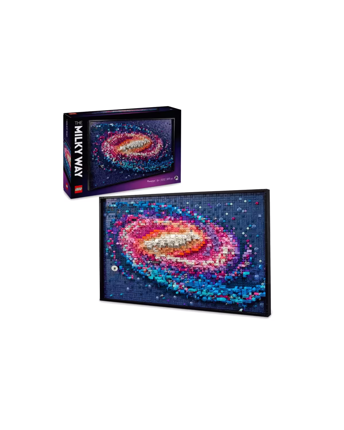 LEGO Art 31212 The Milky Way Galaxy Set for Adults studio view 1