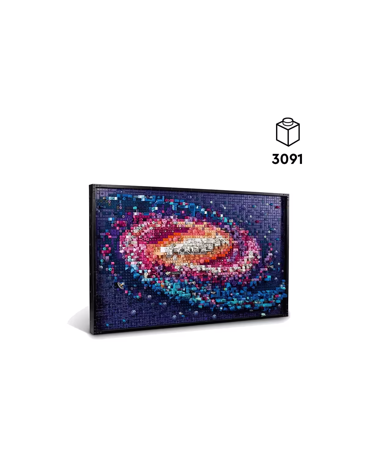 LEGO Art 31212 The Milky Way Galaxy Set for Adults studio view 2