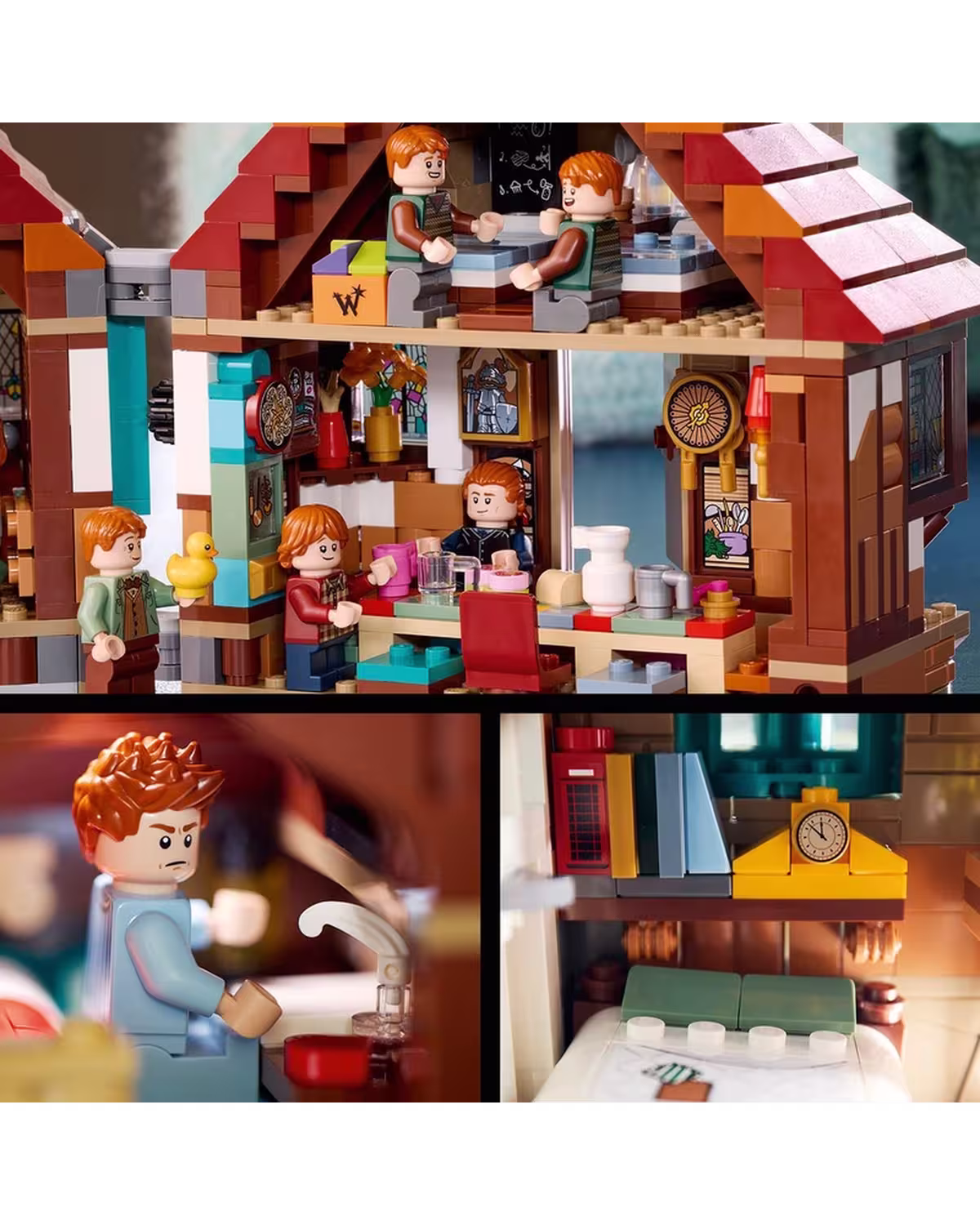 LEGO Harry Potter 76437 The Burrow Collectors' Edition Set for Adults view 3