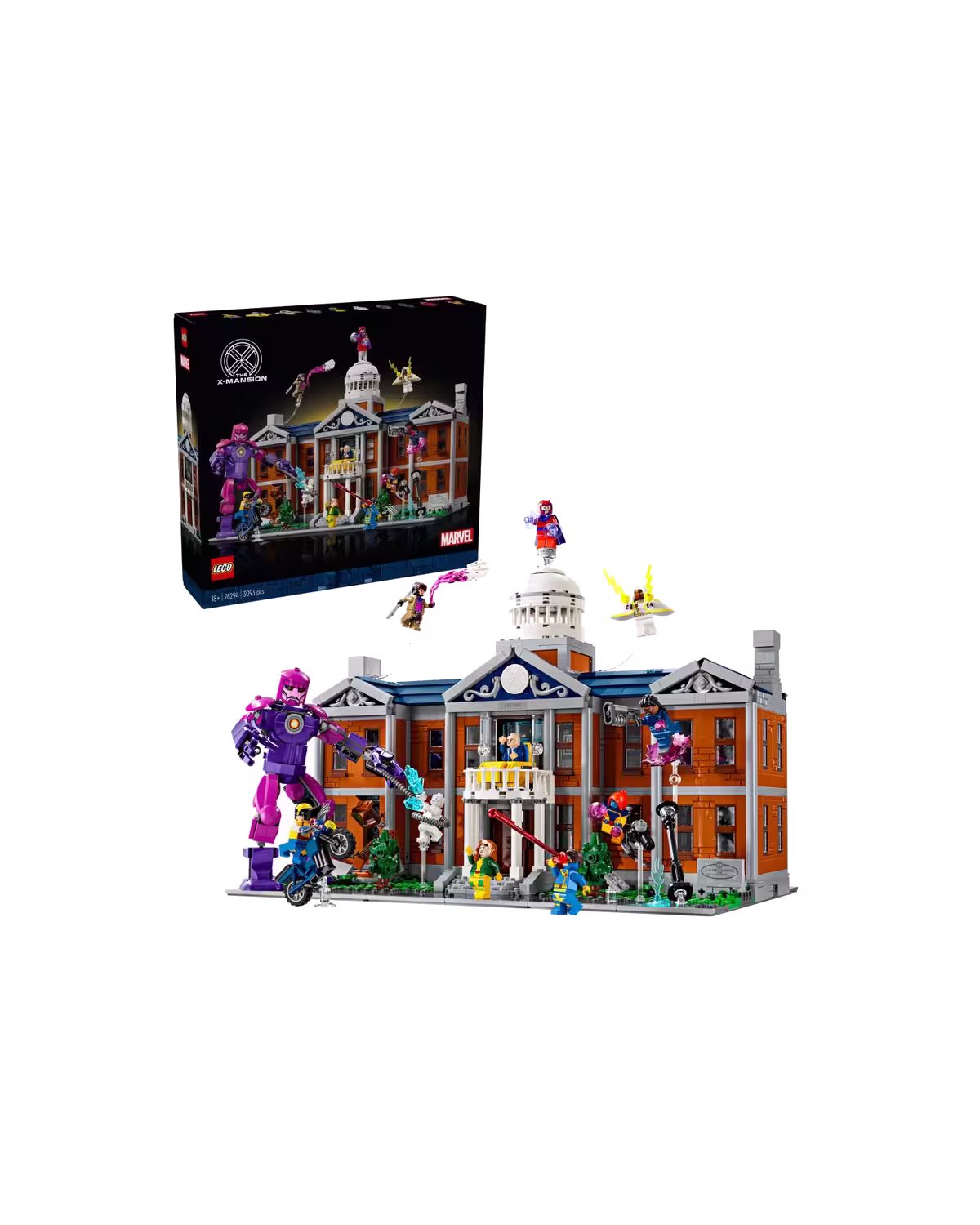 LEGO Marvel 76294 X-Men: The X-Mansion Set for Adults studio view 5