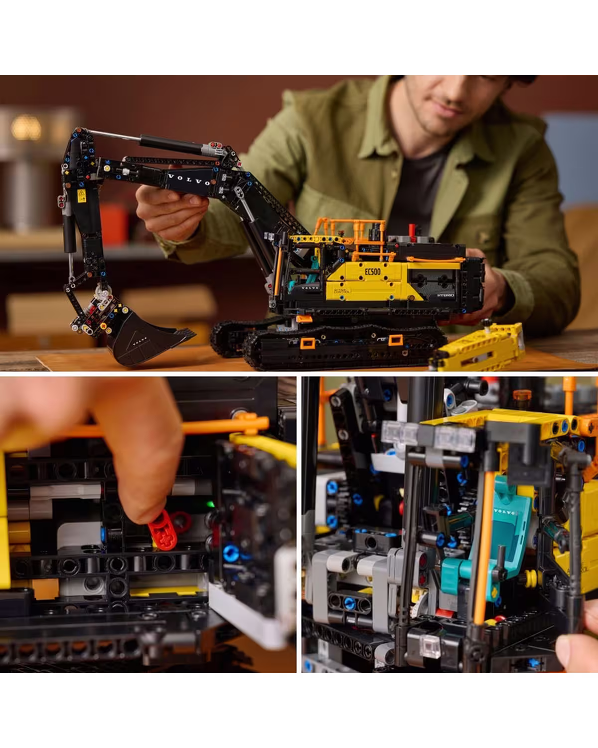 LEGO Technic 42215 Volvo EC500 Hybrid Excavator Set for Adults view 4