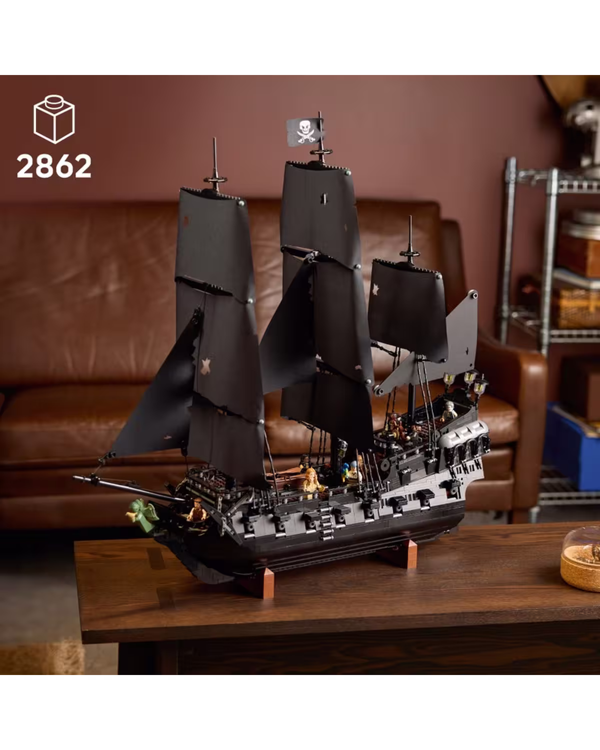 LEGO Icons 10365 Captain Jack Sparrow's Pirates of the Caribbean Ship Set for Adults view 3