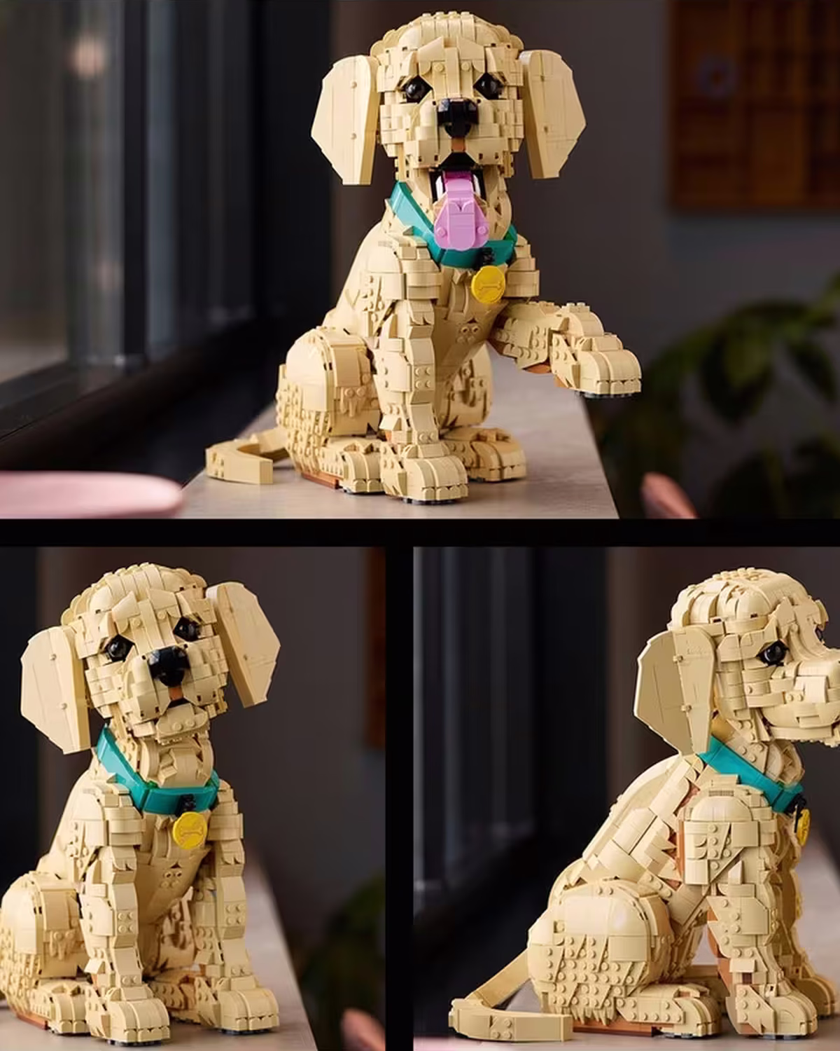 LEGO Icons 11384 Golden Retriever Puppy Set for Adults view 3