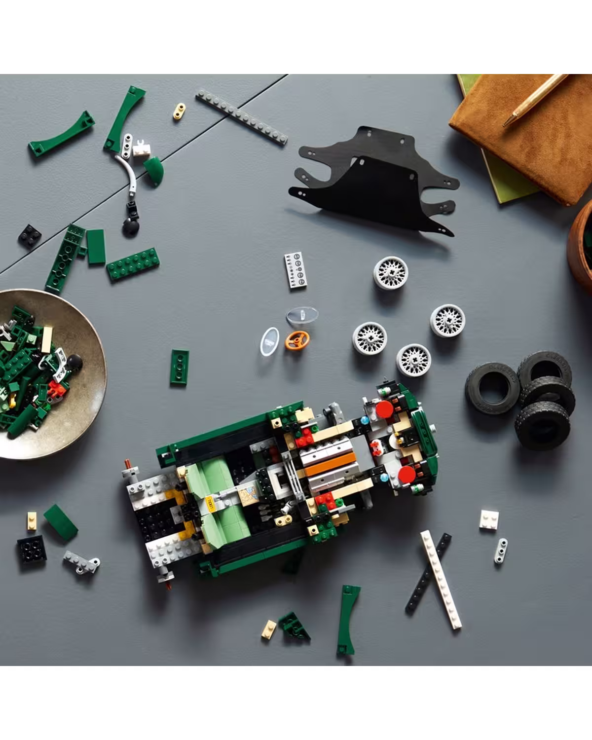 LEGO Icons 11381 Jaguar E-Type Classic Sports Car Set for Adults view 4