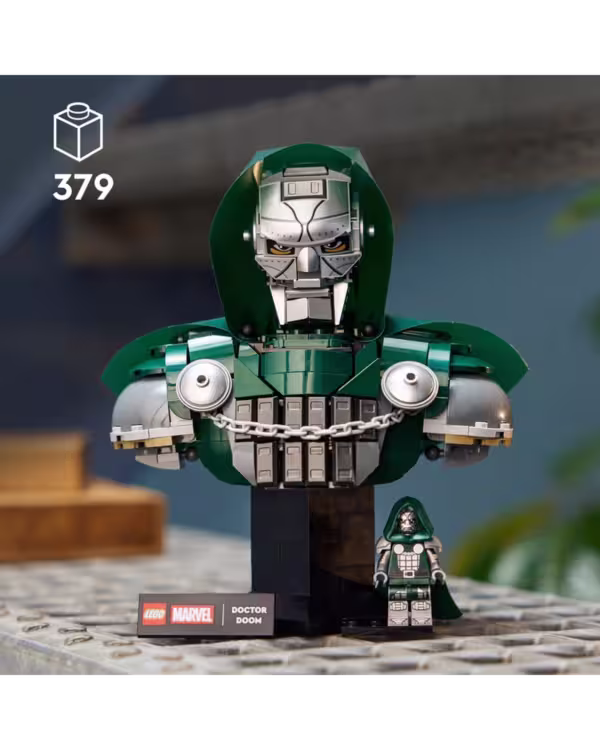 LEGO Marvel 76345 Doctor Doom Bust Set for Adults view 2