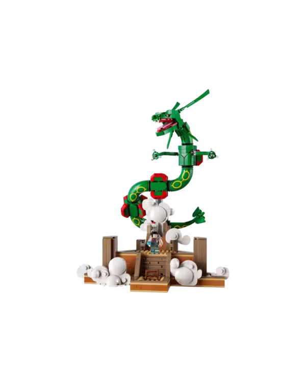 LEGO Pokémon 72168 Rayquaza Set for Adults studio view 2