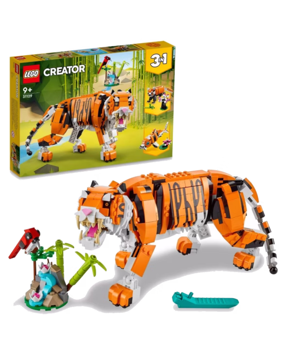 LEGO® Creator 3 In 1 Majestic Tiger Animal Building Toy 31129 - 1