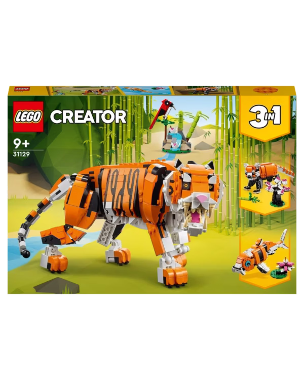 LEGO® Creator 3 In 1 Majestic Tiger Animal Building Toy 31129 - 2