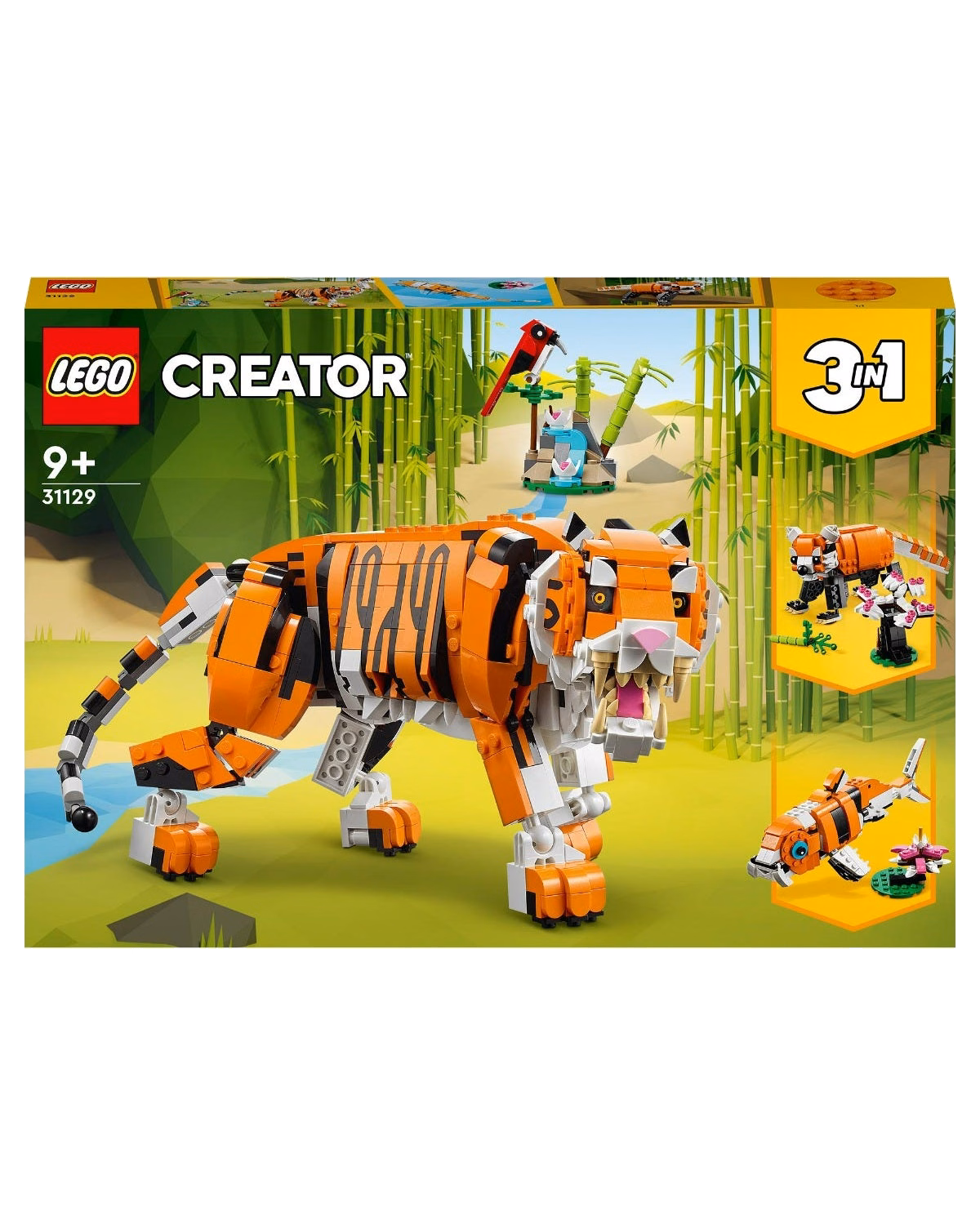 LEGO® Creator 3 In 1 Majestic Tiger Animal Building Toy 31129 - 2