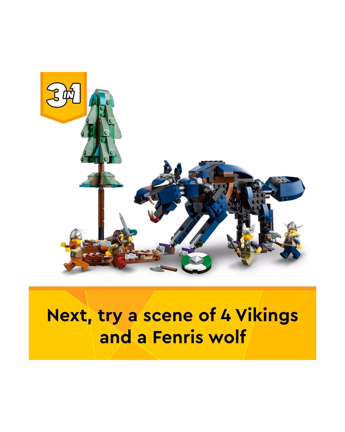 LEGO® 31132 Creator 3in1 Viking Ship and Midgard Serpent Set - 5