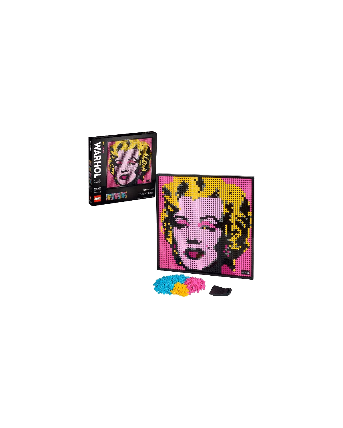 LEGO® Art Andy Warhol’s Marilyn Monroe Set for Adults 31197 - 1