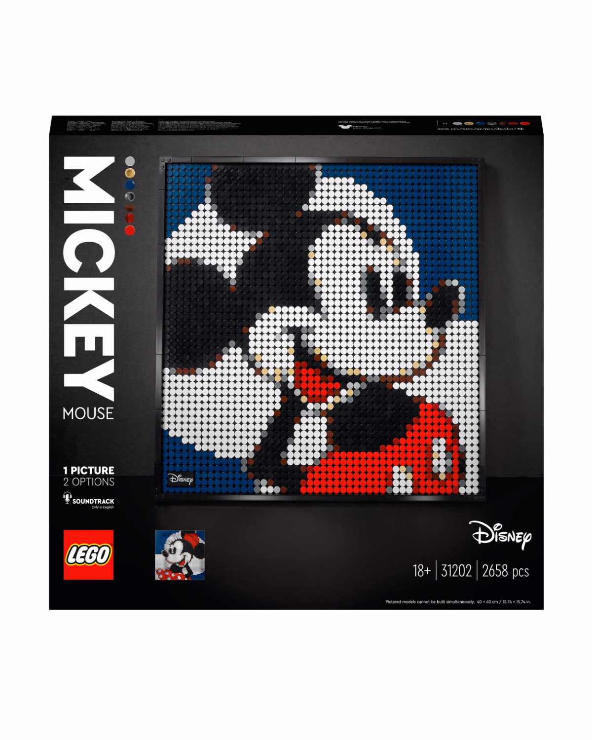 LEGO® Art Disney’s Mickey Mouse Poster Set for Adults 31202 - 3