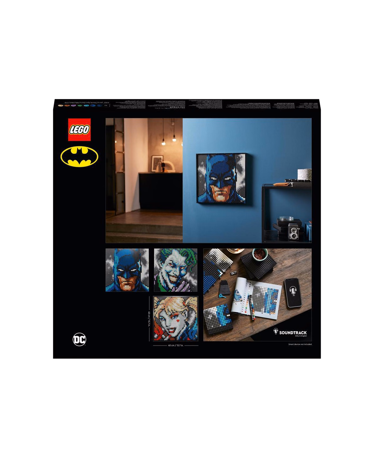 LEGO® 31205 Art Jim Lee Batman Collection Wall Decor Set - 2
