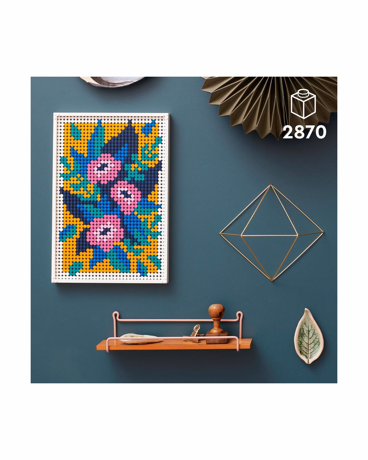 LEGO® 31207 ART Floral Art 3in1 Flowers Crafts Set, Wall Decor - 3