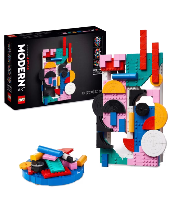 LEGO® 31210 Art Modern Art Colourful Abstract Wall Canvas Set - 1