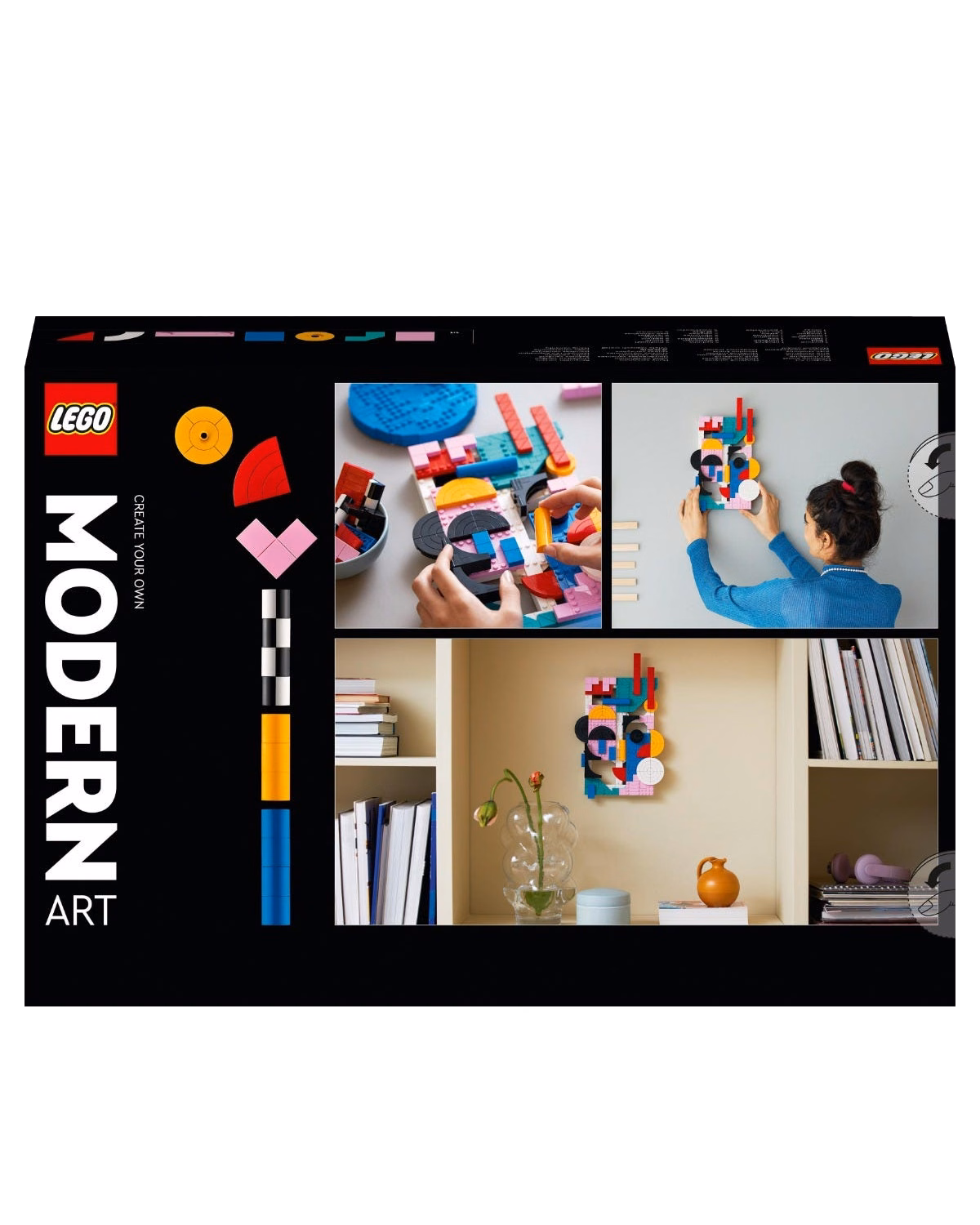 LEGO® 31210 Art Modern Art Colourful Abstract Wall Canvas Set - 8