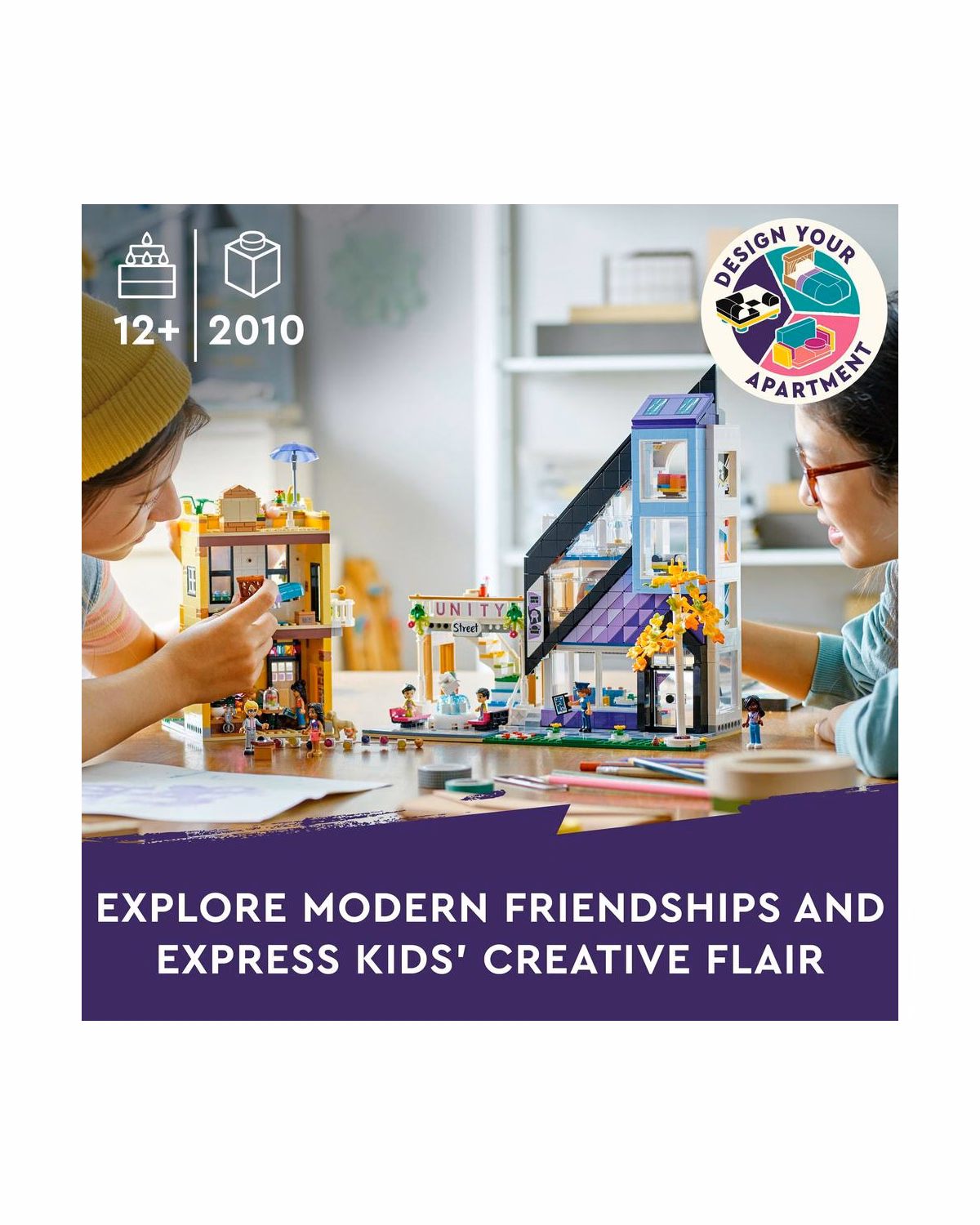 LEGO® 41732 Friends Downtown Flower And Design Stores Set - 7