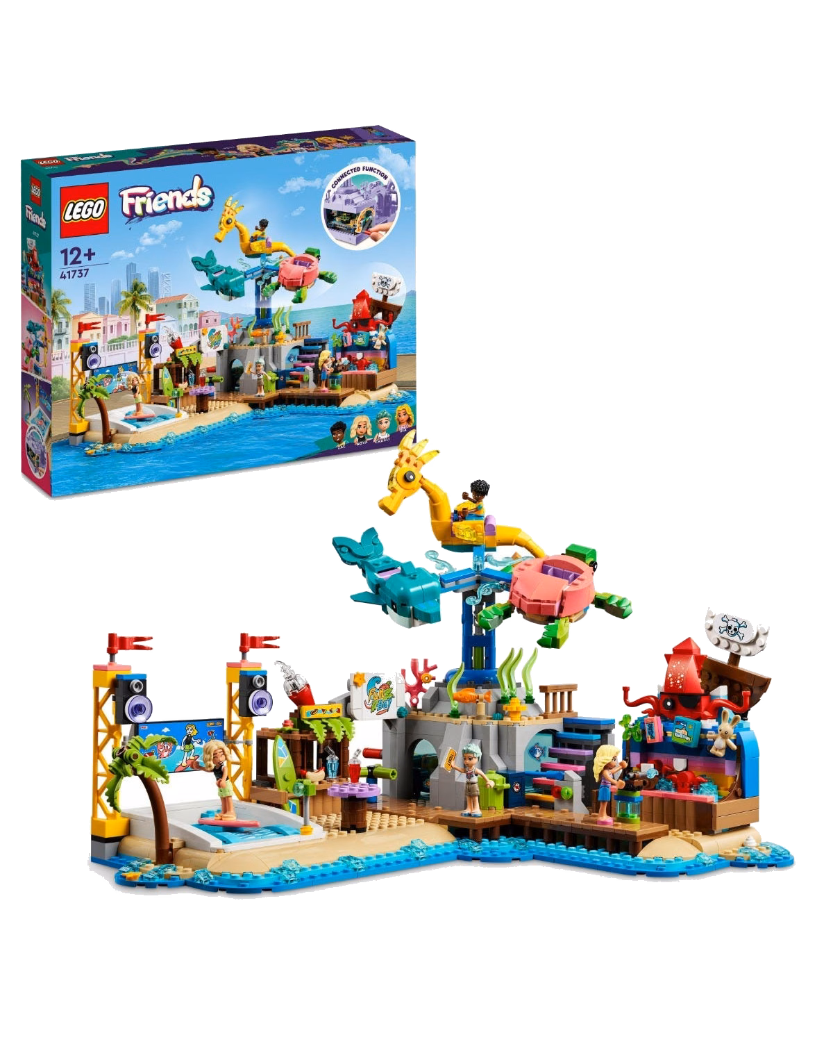 LEGO® 41737 Friends Beach Amusement Park Set for Ages 12+ - 1