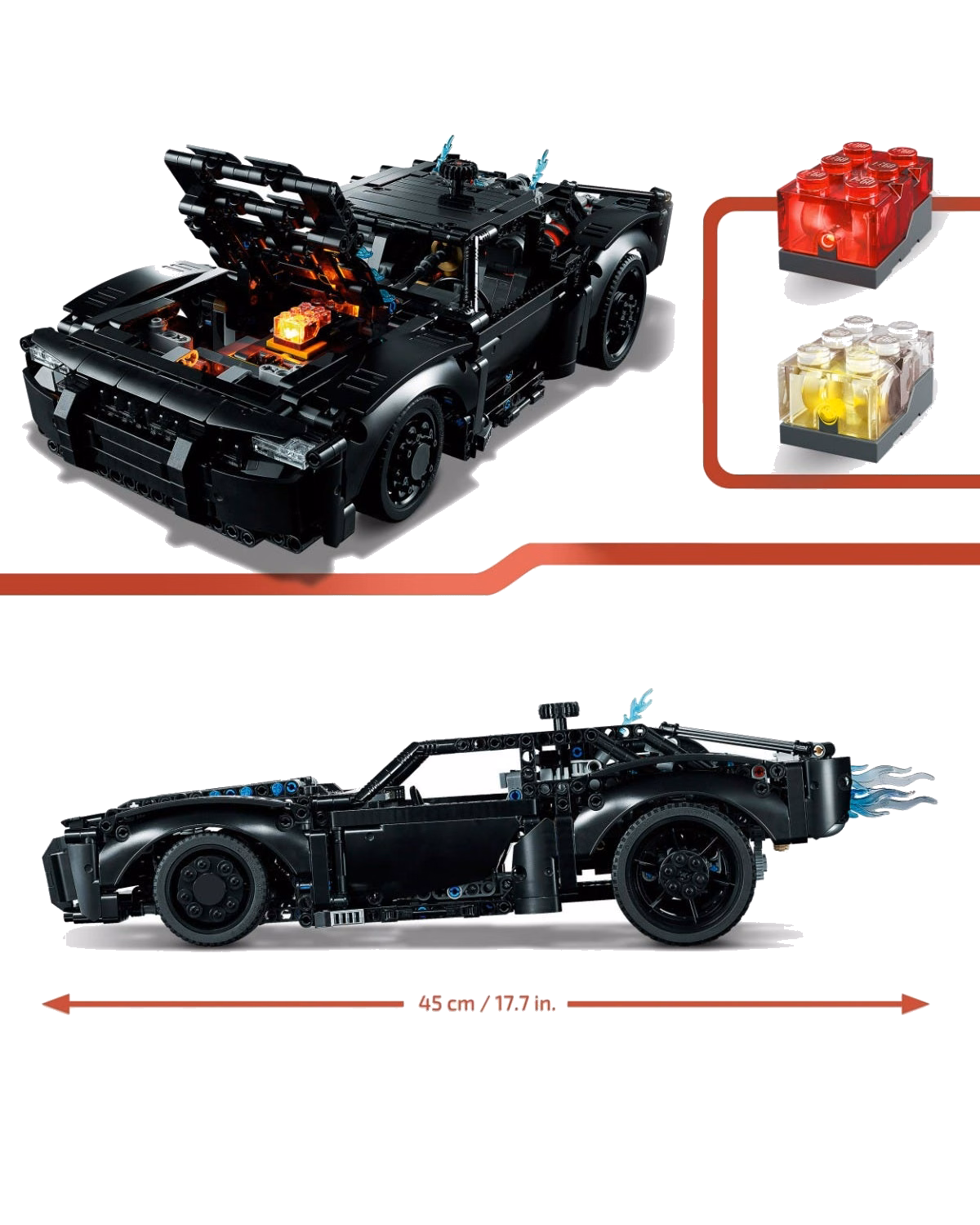 LEGO® Technic The Batman Batmobile Buildable Car Toy 42127 - 4