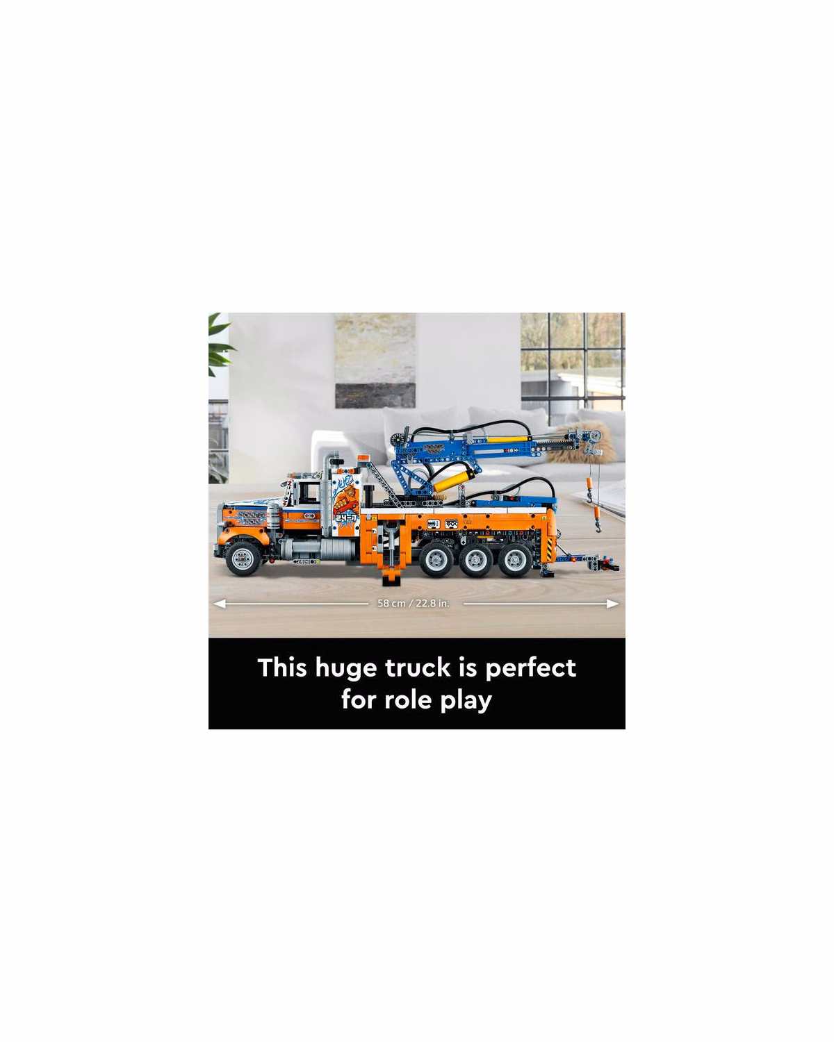 LEGO® Technic Heavy-Duty Tow Truck Model Building Set 42128 - 7