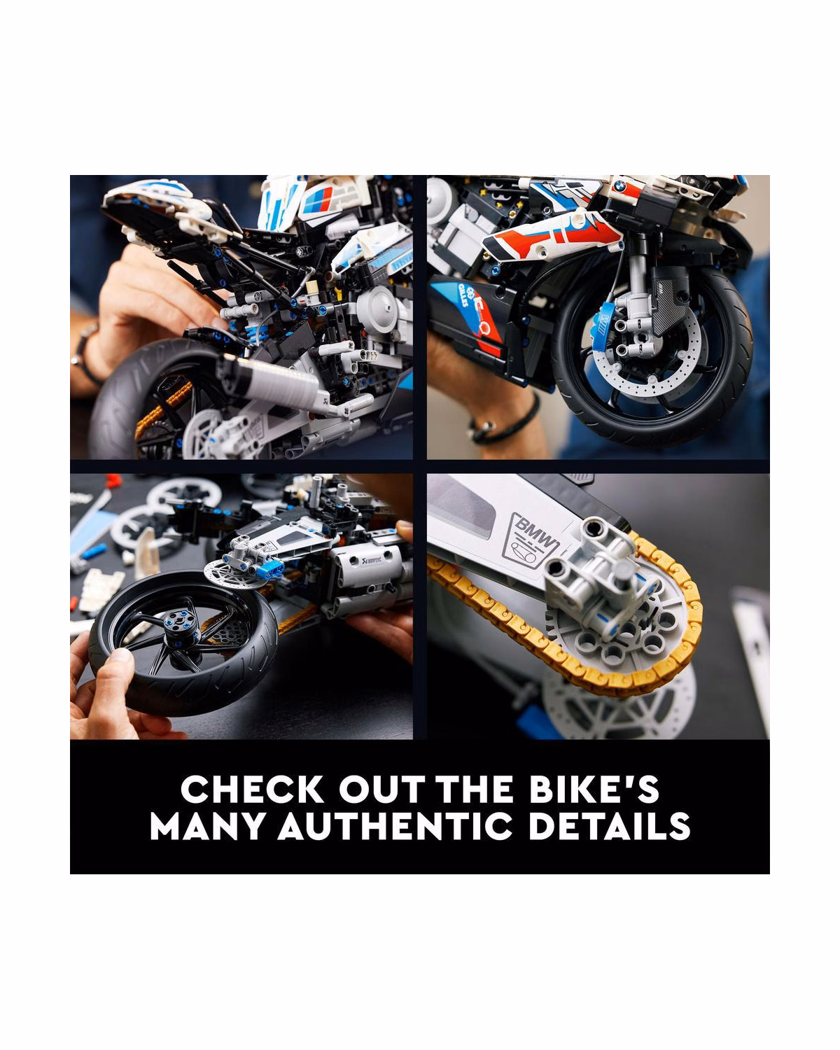 LEGO® 42130 Technic Bmw M 1000 Rr Motorbike Model Kit - 6