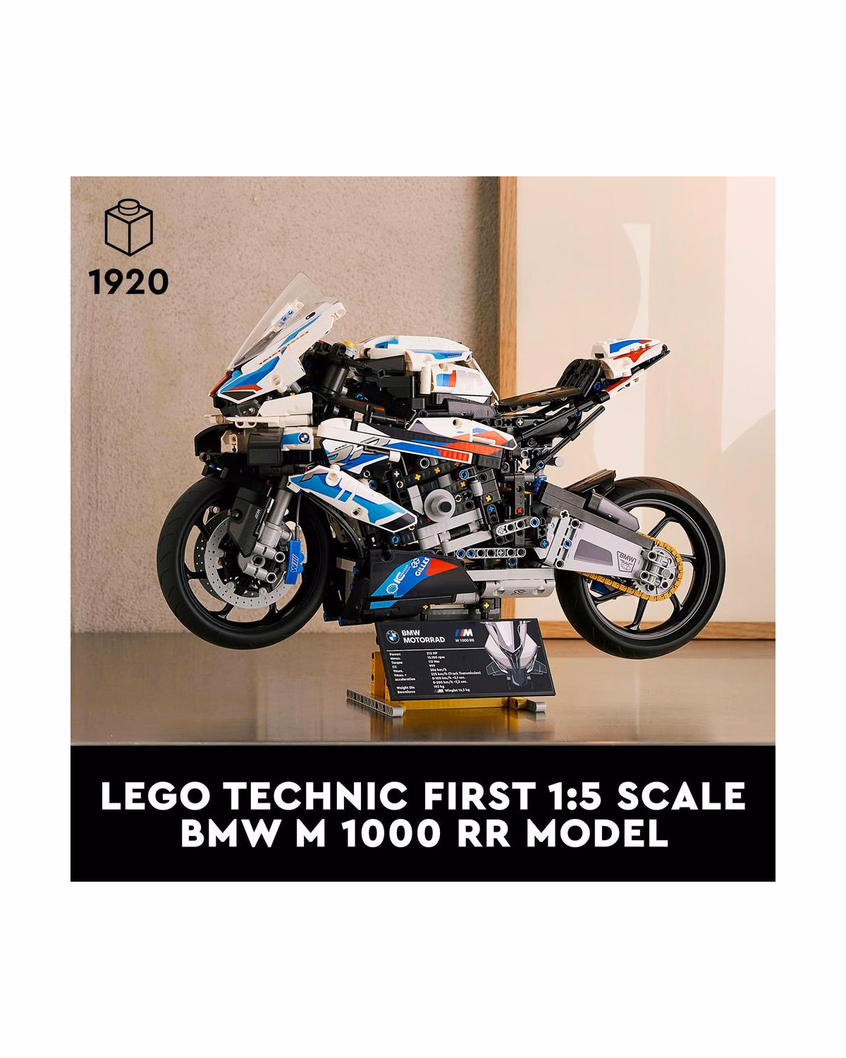LEGO® 42130 Technic Bmw M 1000 Rr Motorbike Model Kit - 7