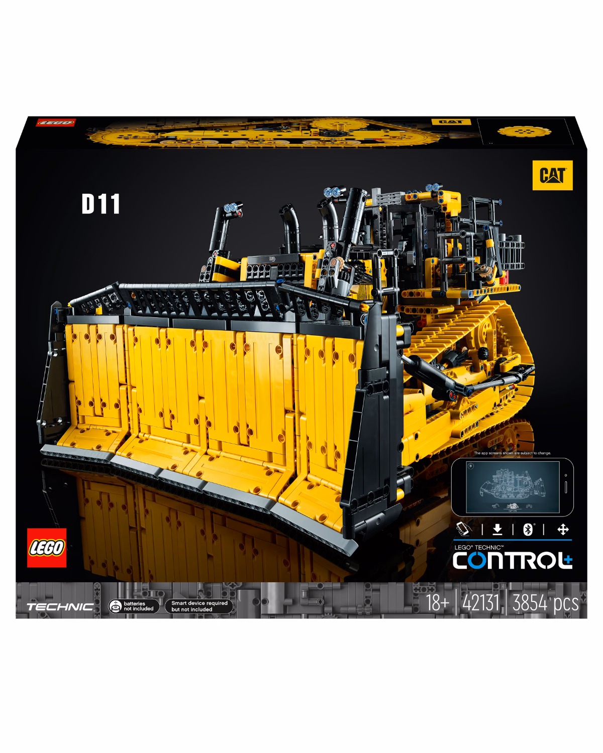LEGO® Technic App-Controlled Cat D11 Bulldozer Set 42131 - 4