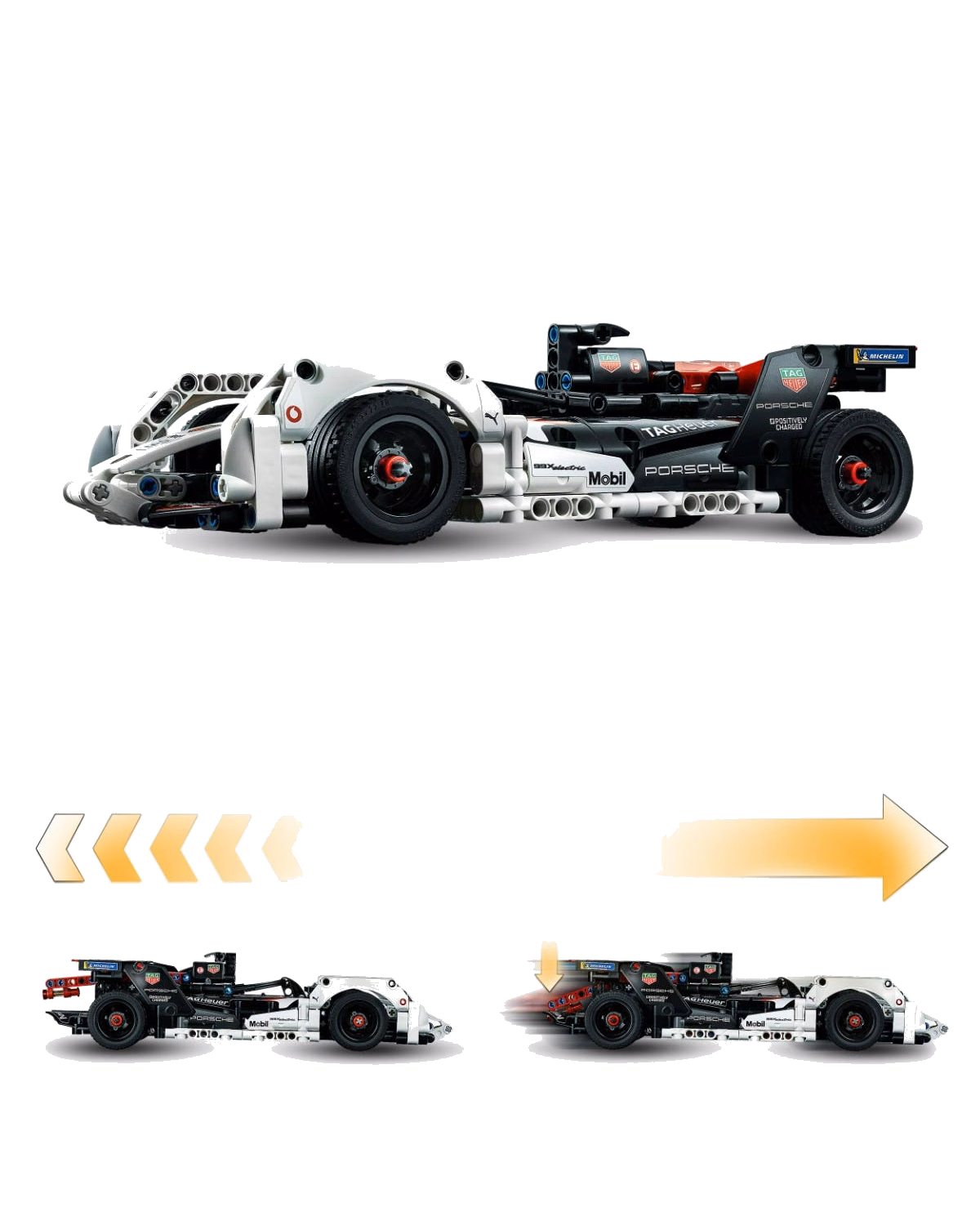 LEGO® Technic Formula E Porsche 99X Electric Ar Car Toy 42137 - 4