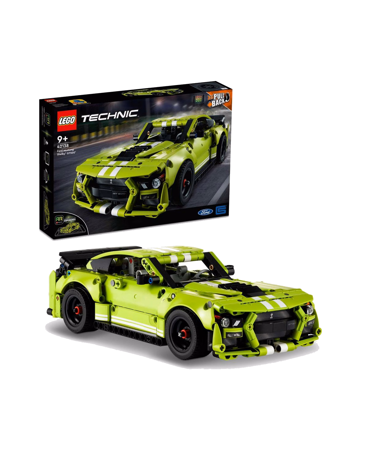 LEGO® Technic Ford Mustang Shelby Gt500 Ar Race Car Toy 42138 - 1
