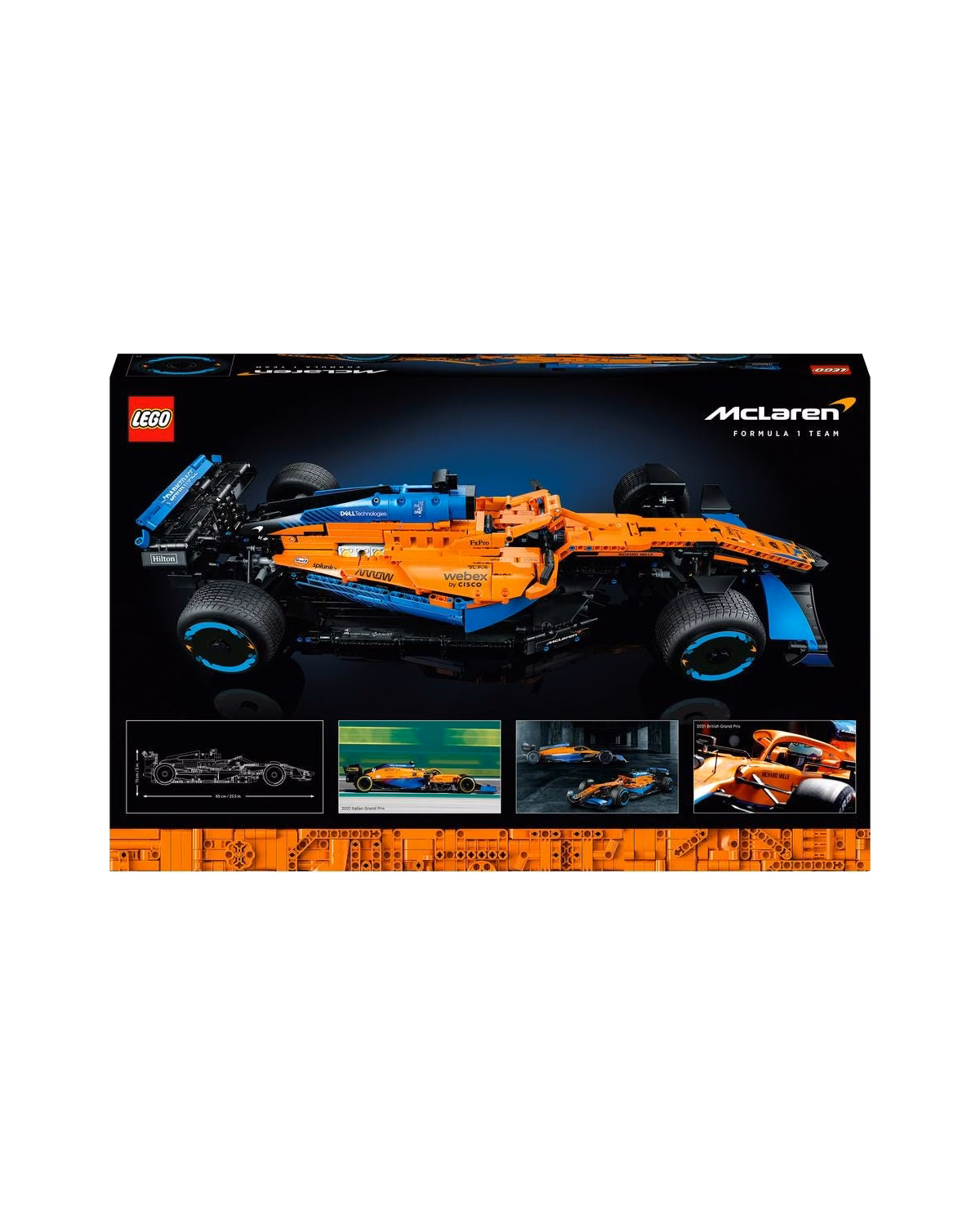 LEGO® Technic Mclaren Formula 1 2022 Race Car Model Set 42141 - 7