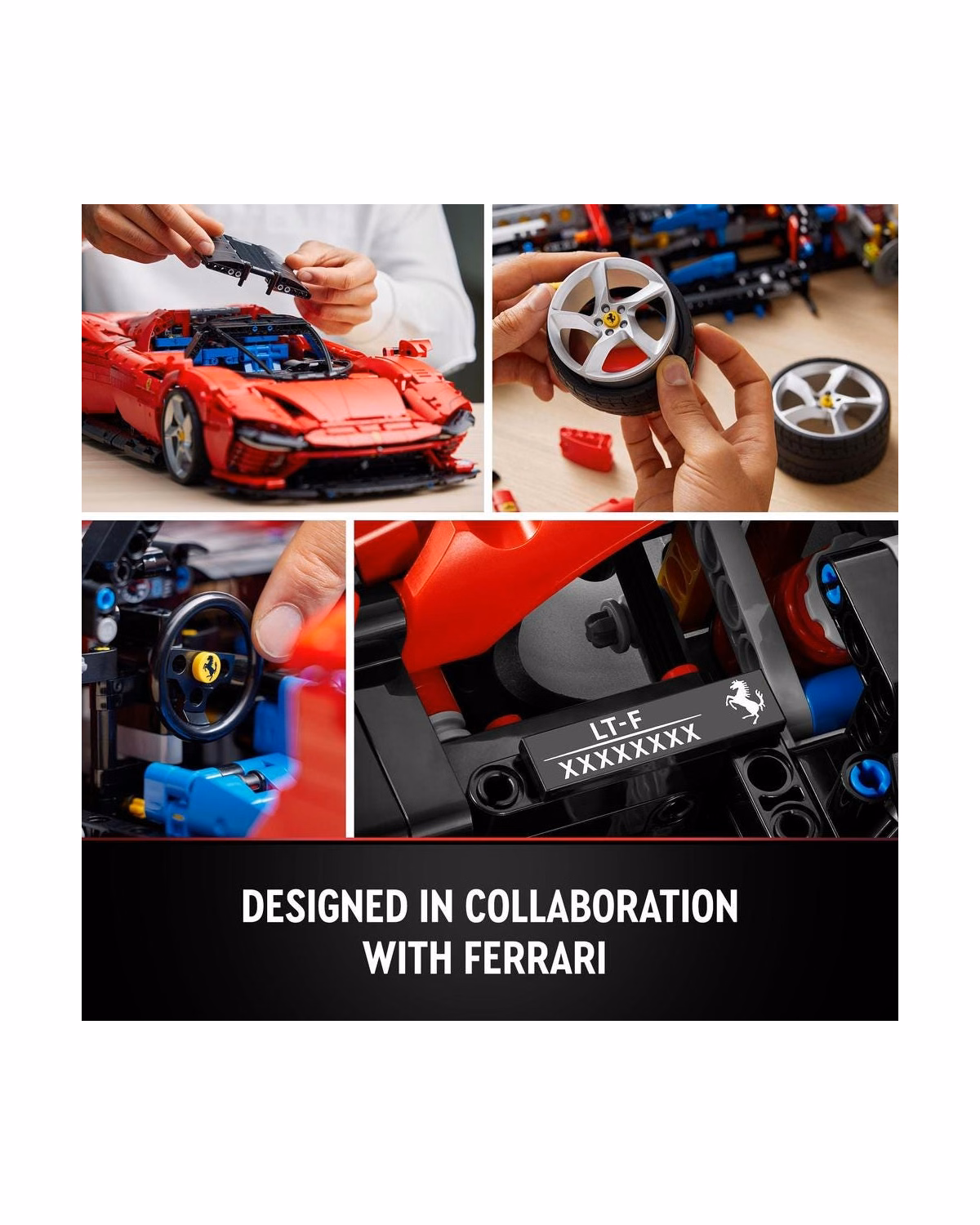 LEGO® 42143 Technic Ferrari Daytona SP3 Model Race Car Set - 7