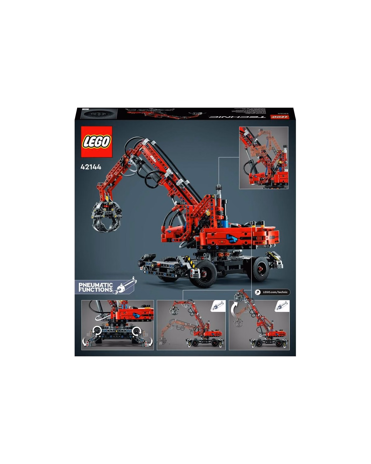 LEGO® 42144 Technic Material Handler Construction Vehicle Set - 2