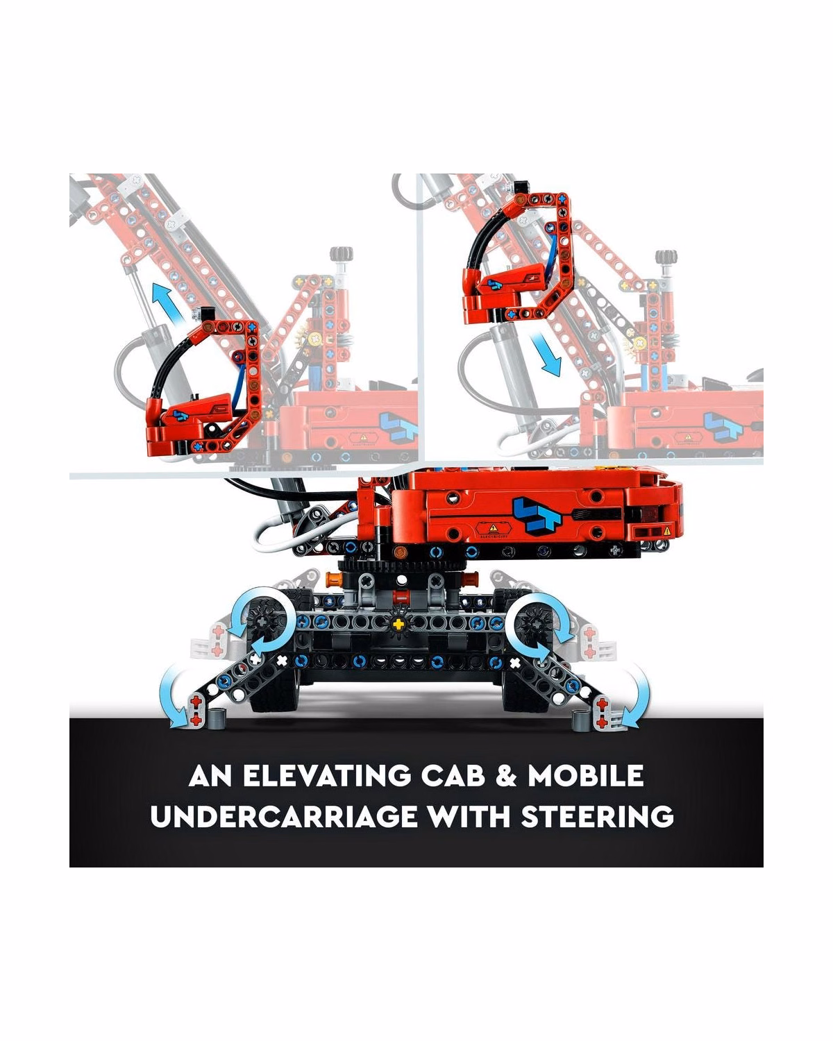 LEGO® 42144 Technic Material Handler Construction Vehicle Set - 6