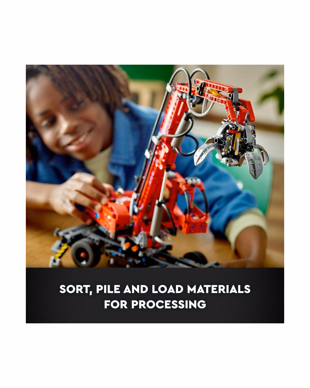 LEGO® 42144 Technic Material Handler Construction Vehicle Set - 7